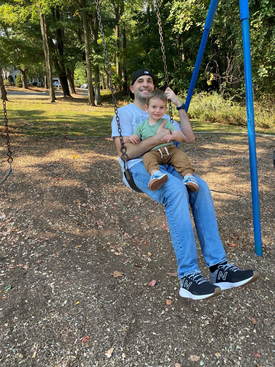 Hanging at the park with Daddy